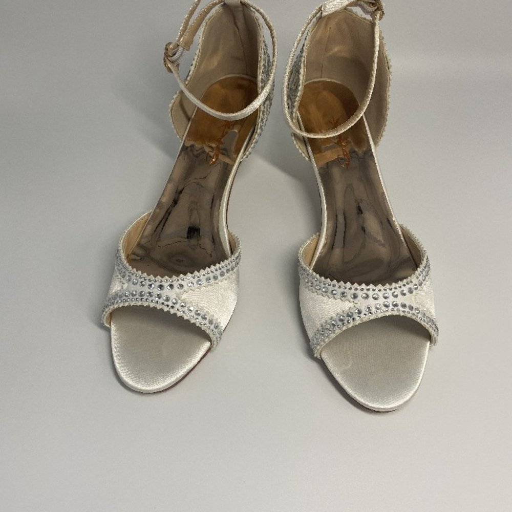 XYD Ballroom Dance Shoes Wedding Sandals for Women